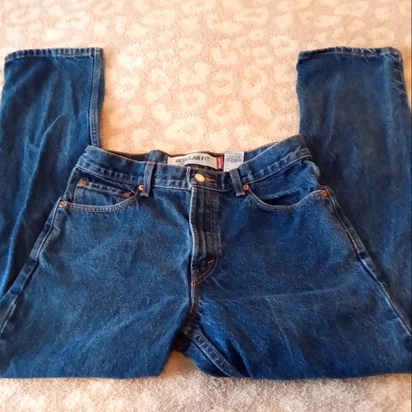 Levi's Other - LEVI'S 505 REGULAR FIT CLASSIC STRAIGHT LEG DARK WASH 30X30
